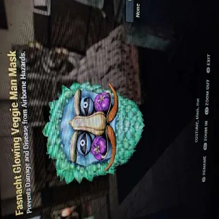 Glowing Veggie Man Mask