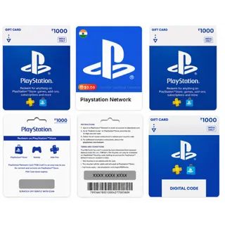 PlayStation Network (PSN) India 1000 INR AUTO DELIVERY