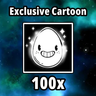 Cartoon Egg 100x