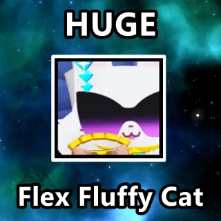 Huge Flex Fluffy Cat