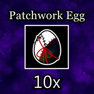 10x Patchwork Egg