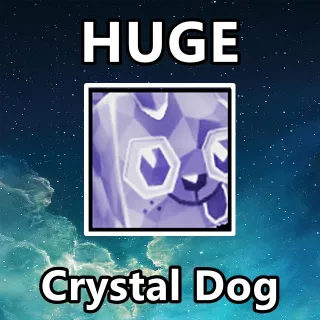 Huge Crystal Dog