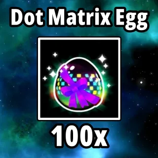 Dot Matrix Egg 100x