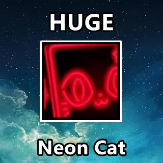 Huge Neon Cat