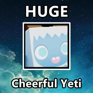Huge Cheerful Yeti