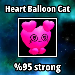 Heart Balloon Cat