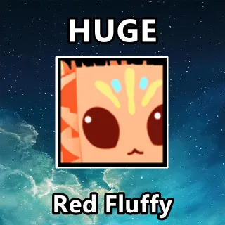 Huge Red Fluffy