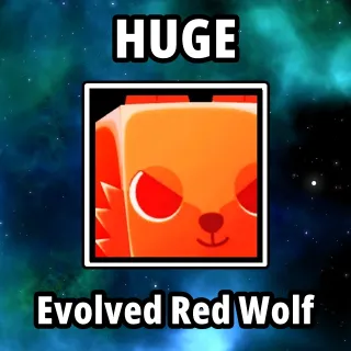 Huge Evolved Red Wolf