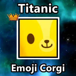 Titanic Emoji Corgi