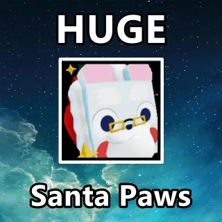 Huge Santa Paws