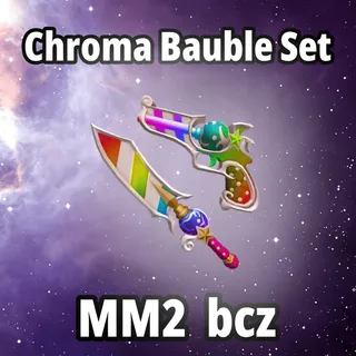 Chroma Bauble Set