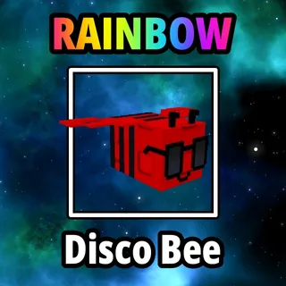 Rainbow Disco Bee