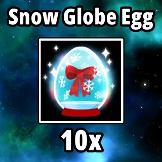 Snow Globe Egg 10x