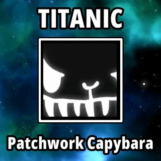 Titanic Patchwork Capybara