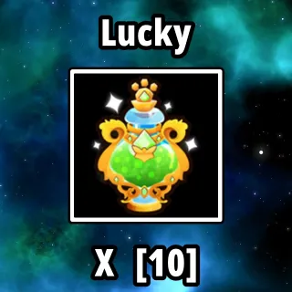 10x Lucky 10 potion