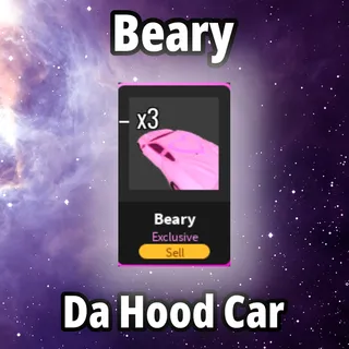Beary Car - Da Hood