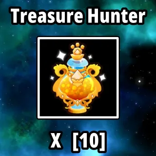 10x Treasure Hunter 10 potion