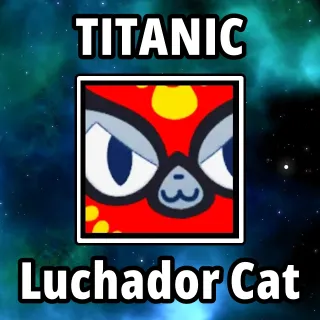 Titanic Luchador Cat