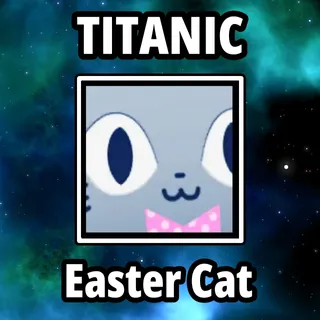 Titanic Easter Cat