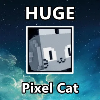 Huge Pixel Cat