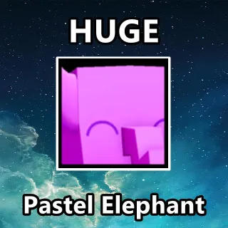 Huge Pastel Elephant