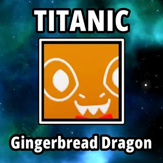 Titanic Gingerbread Dragon
