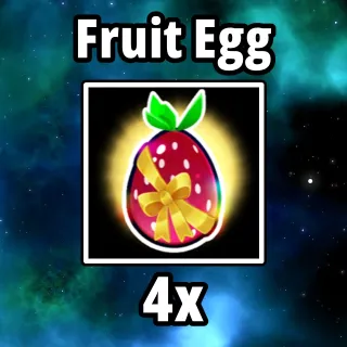 4x Fruit Egg