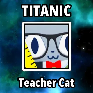 Titanic Teacher Cat