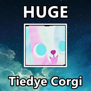 Huge Tiedye Corgi