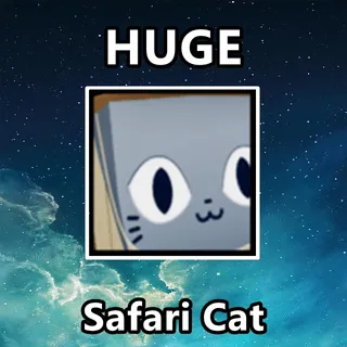 Huge Safari Cat