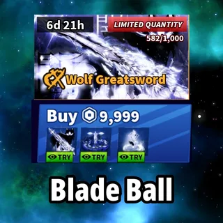 Wolf Greatsword Bundle - Blade Ball