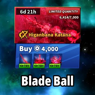 Higanbana Katana Bundle - Blade Ball