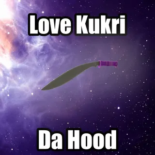 Love Kukri Knife