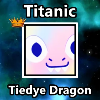 Titanic Tiedye Dragon