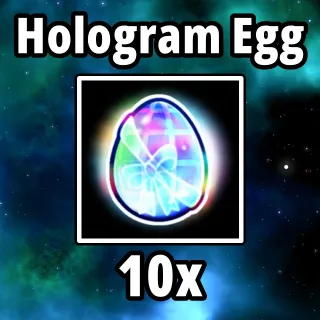 Hologram Egg 10x