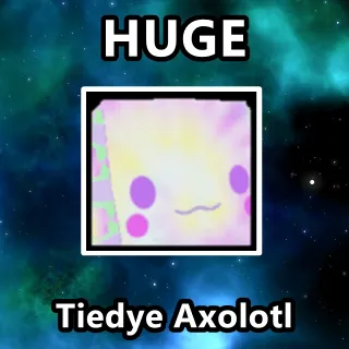 Huge Tiedye Axolotl