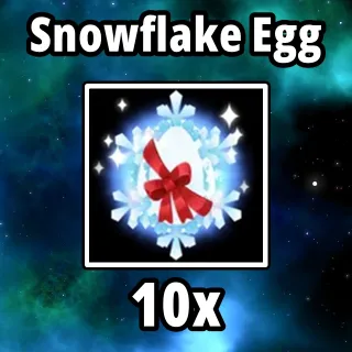 Snowflake Egg 10x