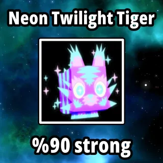 Neon Twilight Tiger
