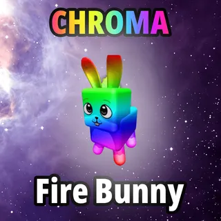 Chroma Fire Bunny