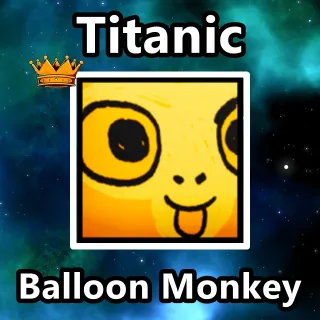 Titanic Balloon Monkey