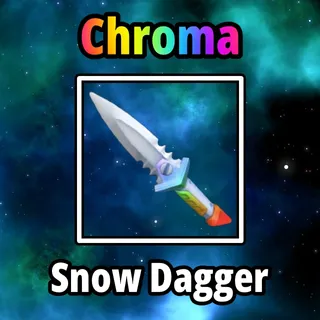 Chroma Snow Dagger