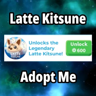 Latte Kitsune