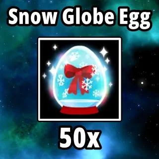 Snow Globe Egg 50x