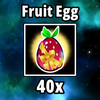 40x Fruit Egg
