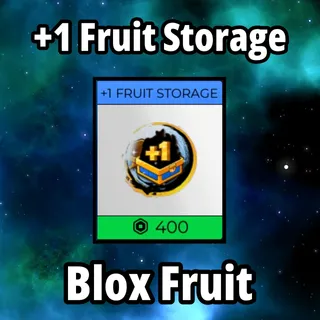 3x Fruit Storage