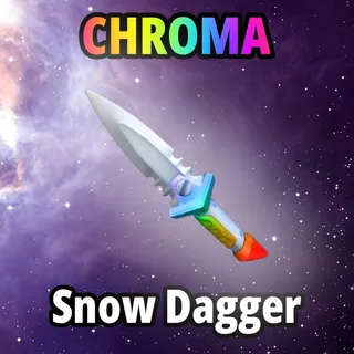Chroma Snow Dagger