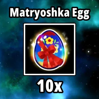 Matryoshka Egg 10x