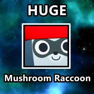 Huge Mushroom Raccoon