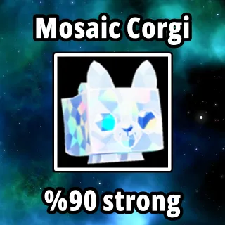 Mosaic Corgi