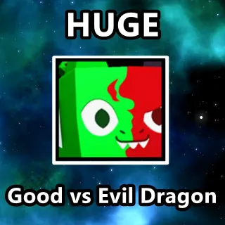 Huge Good vs Evil Dragon